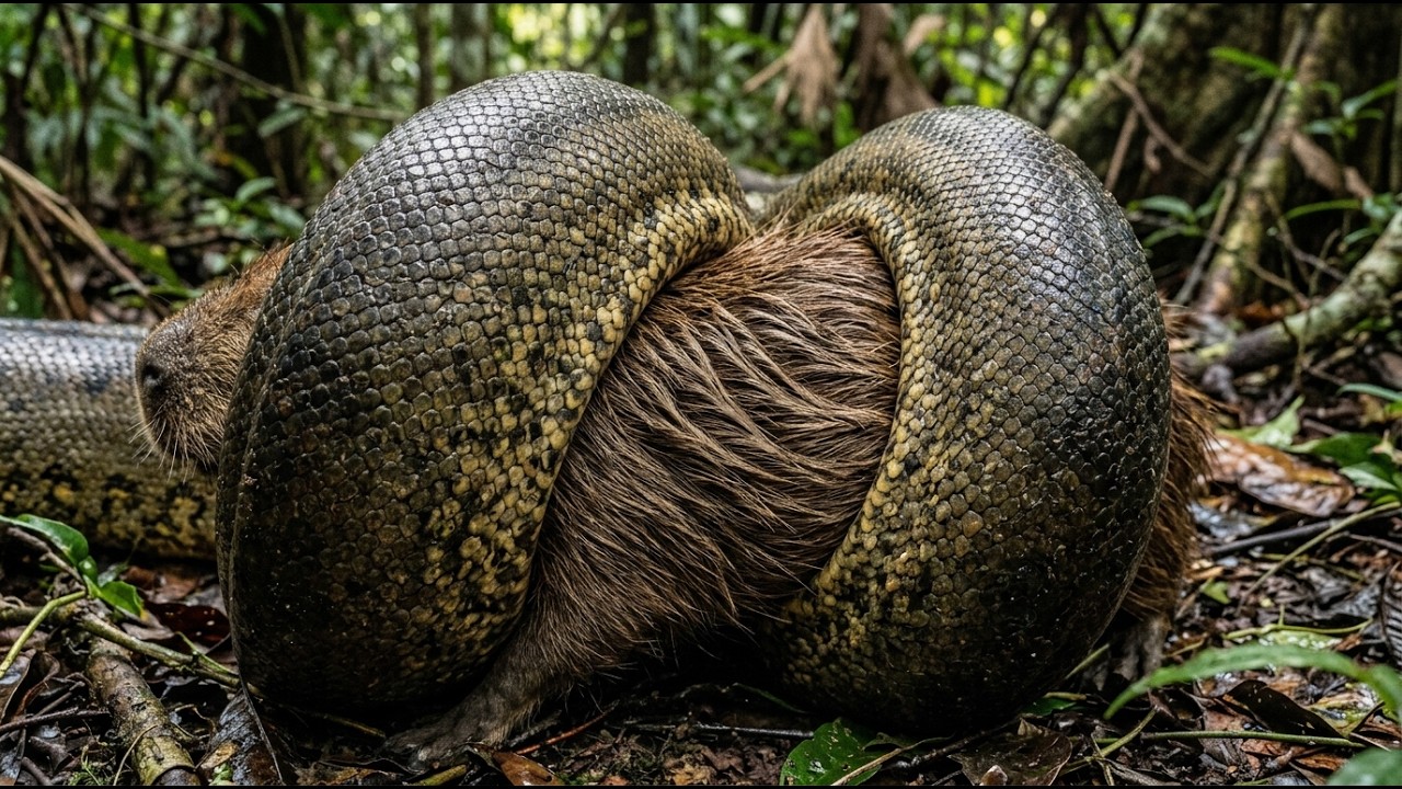Giant Snake Survival Strategies in Tropical Rainforests