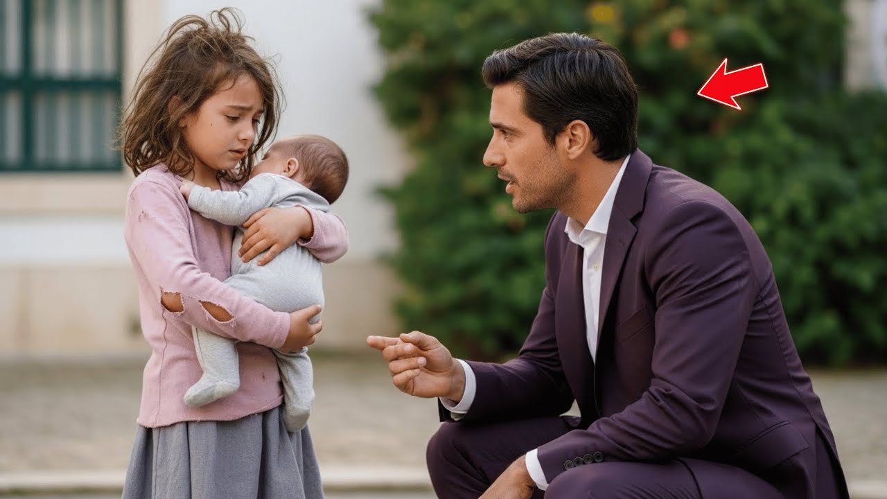 MILIONÁRIO SE APROXIMA DE GAROTA COM BEBÊ NA RUA E DESCOBRE ALGO QUE TOCA SEU CORAÇÃO