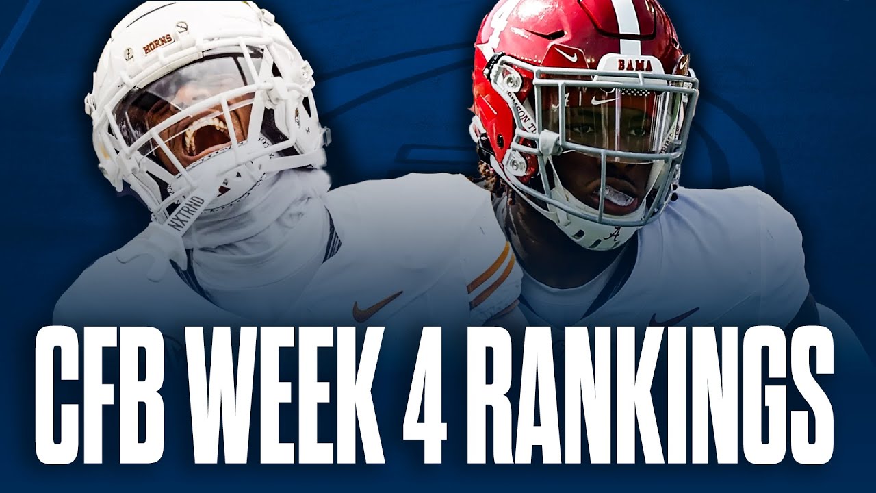 CFB Week 4 Rankings & CFB Week 4 Picks - YouTube