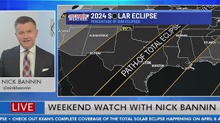 Nick Bannin shares latest look at total eclipse forecast