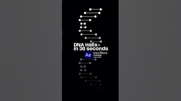 DNA helix animation. After Effects Tutorial #aftereffctstuturial #learnaftereffects