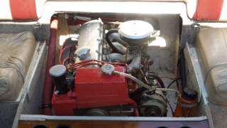 Bayliner Capri startup after dewinterizing.  Volvo Penta AQ125 engine and 270 outdrive.