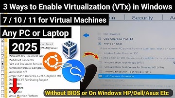 How to Enable Virtualization In Windows 10 & 11 (2025) | Hardware Virtualization Must Be Turned On