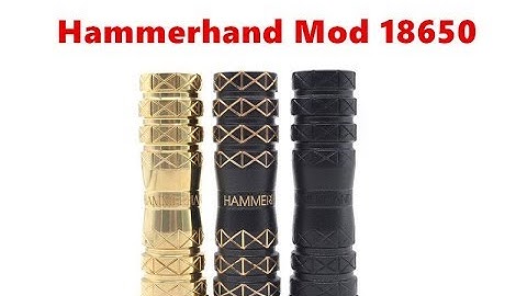 Hammerhand Style Hybrid Mechanical Mod for 18650 battery from Wejoytech