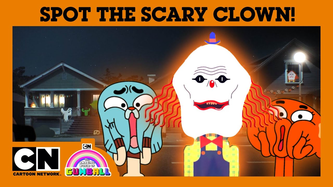 Scary Clown (Compilation) | Amazing World of Gumball | Cartoon Network ...