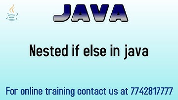 nested if else in java in hindi