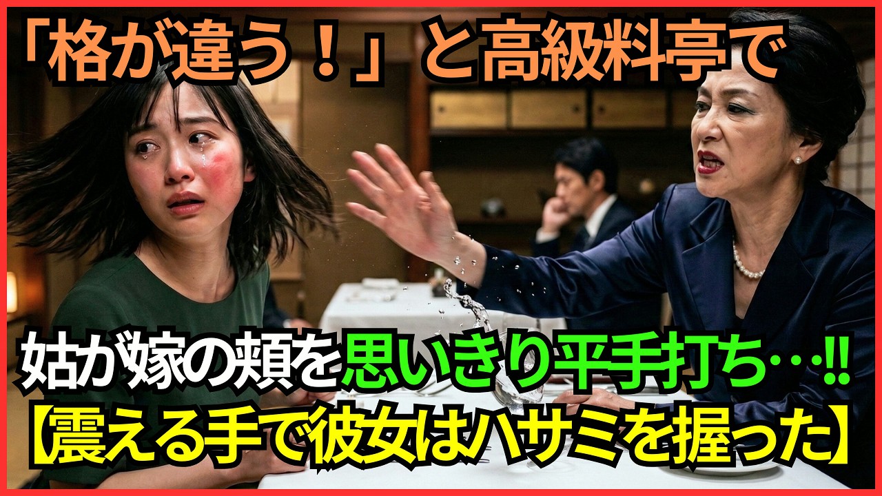 「スンデ売りの娘など、うちの格に合わん！」――顔合わせで娘の頬を叩いた姑――だが彼女は知ら