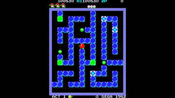 Pengo [Arcade Longplay] (1982) Sega {set 6}