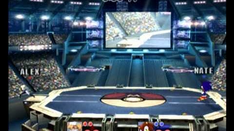 SSB Project M: Sonic vs Shiek (Alex)