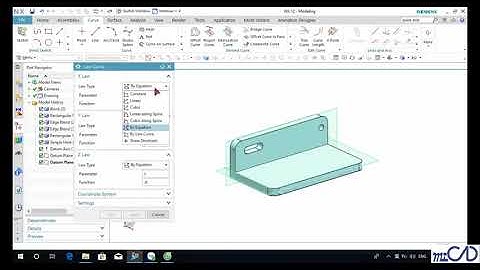 NX12 Tutorial - Thiết Kế Và Lắp Ráp - 2 7  Law Curve  đường cong quy tắc