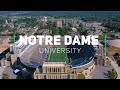 The university of notre dame  south bend indiana  4k drone footage