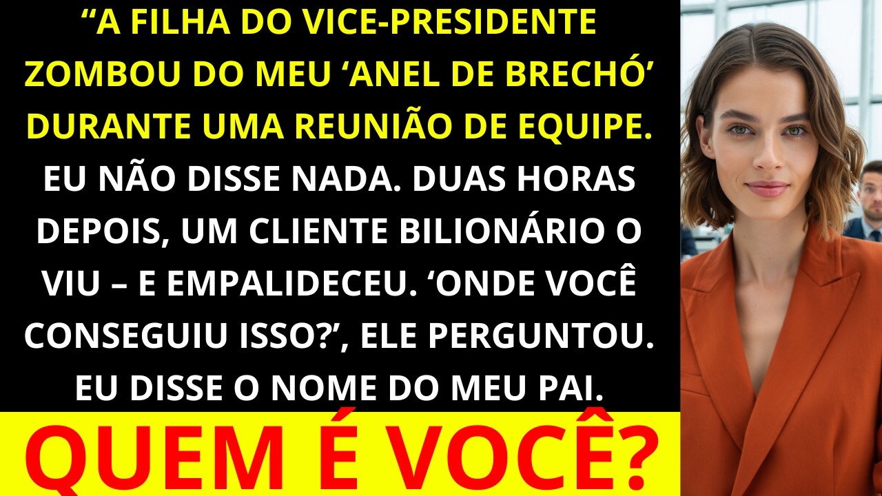 Ela me humilhou por causa de um anel e Acabou Mexendo Com Um Fantasma de 20 Bilhões