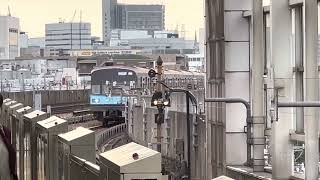 横浜市営地下鉄ブルーライン３０００Ｓ形３６０１編成三菱ＩＧＢＴ－ＶＶＶＦ快速あざみ野行き新羽駅到着
