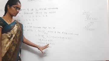 INTER MATHS MATHS 2(A) PERMUTATIONS & COMBINATIONS -  SUM OF ALL 4-DIGITED NUMBERS