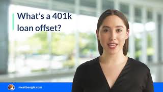 What's a 401k loan offset?