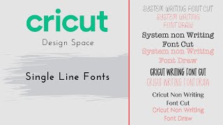 Cricut Single Line Fonts screenshot 3