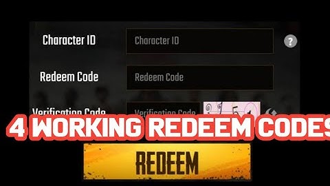 TODAY NEW REDEEM CODE PUBG MOBILE !Latest 4  New Redeem Codes Rewards | PUBG REDEEM CODE TODAY 2022