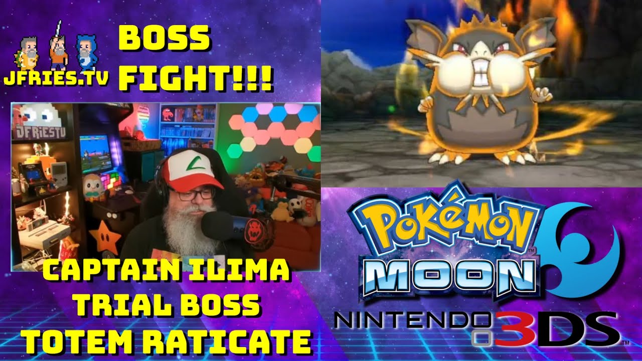 Totem Raticate Highlight: Pokémon Moon - Captain Ilima Trial Boss - Totem Raticate ...