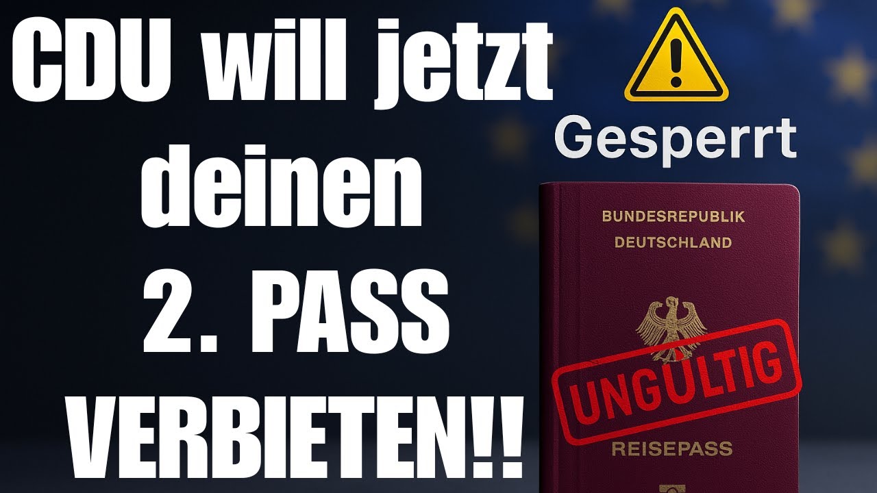 Warum Deutsche bald keinen Zweitpass mehr haben dürfen! Angriff auf deinen Plan B?