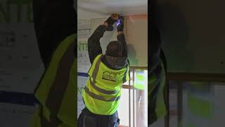Solid Wall Insulation - Final Stages #shorts #insulation #retrofit #heating