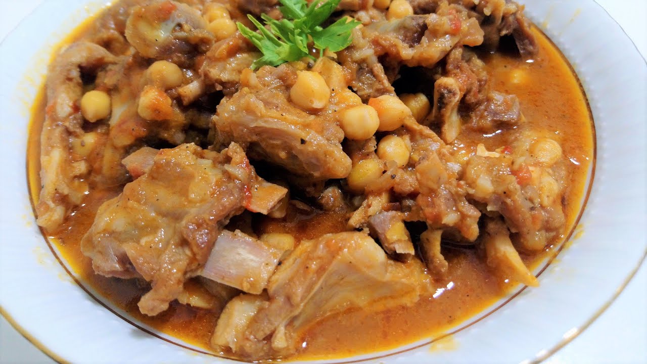 Kemik Etli Nohutlu Sulu Yemek Tarifi ???? Kemik Etli Yemek Tarifi