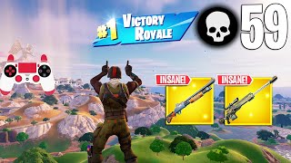 59 Elimination Solo Vs Squads Gameplay Wins (Fortnite Chapter 5 Season 2 PS4 Controller) screenshot 5