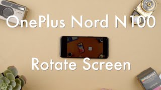 How to Rotate Screen on a OnePlus Nord N100 Phone || OnePlus Nord N100 screenshot 4