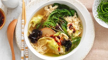 Egg Drop Wonton Soup