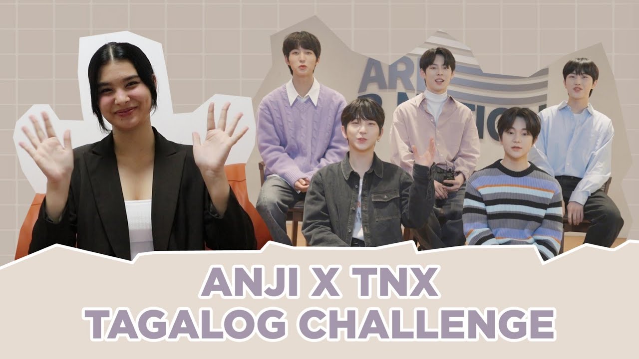 Tagalog Challenge with Anji Salvacion & TNX! - YouTube