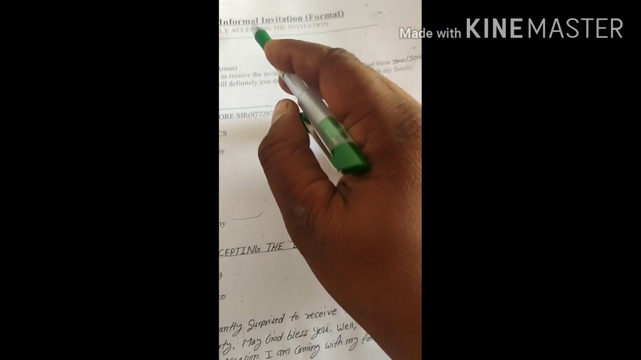 Accepting the Informal invitation (NEW FORMAT) - YouTube