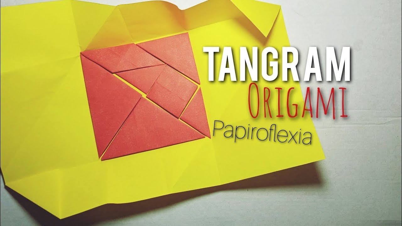 Cómo hacer un Tangram con solo 2 hojas de papel | DIY Tangram