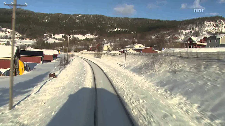 Cab Ride Norway : Trondheim - Bod (Winter) Nordlan...