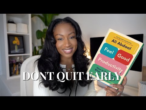 Видео: how to get ahead in 2024 with “Feel Good Productivity” | stop quitting your goals early