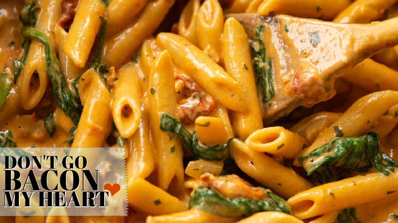 Simply Delicious Tomato Spinach Pasta