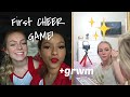 Our first CHEER GAME vlog+GRWM