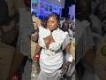 Songstress Sister Afia arrives to perform at her all white party to celebrate her 10 years in music