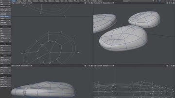 LightWave Model - Snap Drag vs Smooth