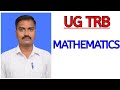 UG TRB MATHS 2026 OPERATION RESEARCH 