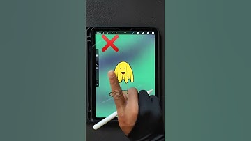 Quick undo hack in PROCREATE. (#shorts #procreate)