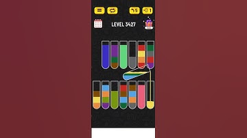 Water sort puzzle - Level 3427 #puzzle #games #level #gaming #watersortpuzzle #gameplay #solution