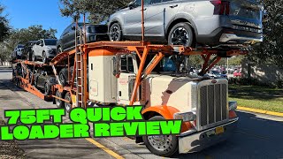 Is it worth buying a 75ft quick loader? 1 month review. #carcarrier #carhauler #truckdriving