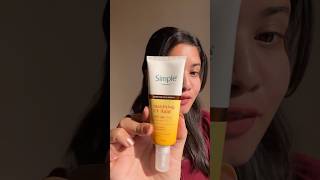 Simple Skincare Mattifying UV Fluid- Honest Review #acneproneskin #sunscreen
