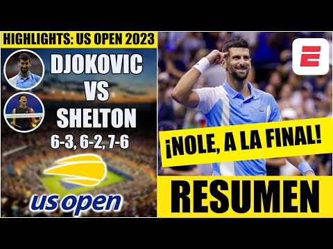 Novak Djokovic vs Ben Shelton | RESUMEN HIGHLIGHTS | Semifinales | US Open 2023