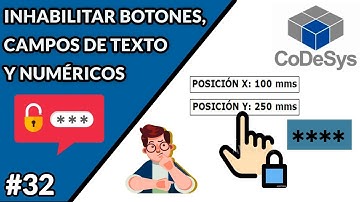 🔵✅CODESYS 3.5 -INHABILITAR BOTONES, CAMPOS DE TEXTO Y NUMÉRICOS