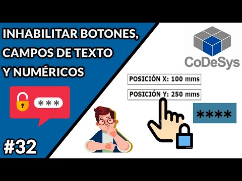 🔵✅CODESYS 3.5 -DISABLE BUTTONS, TEXT FIELDS, AND NUMERICS FIELDS