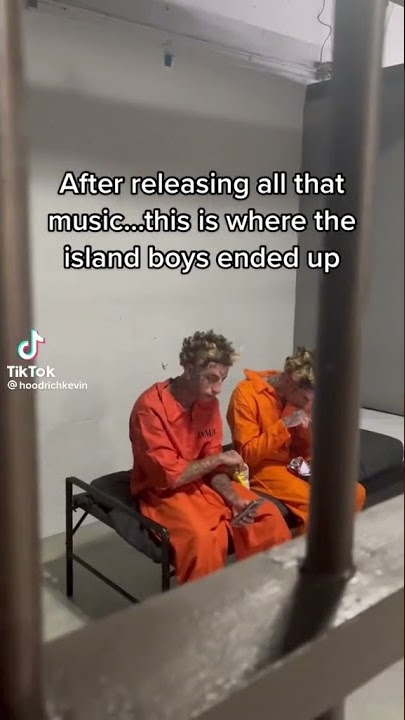 They finally locked up the #islandboys #jail #inmate