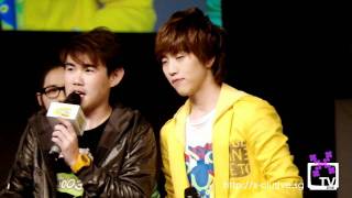 (X)TV!: 110809 B1A4's Special Talents (Imitation, Dance, Sing, Beatbox, Aegyo)