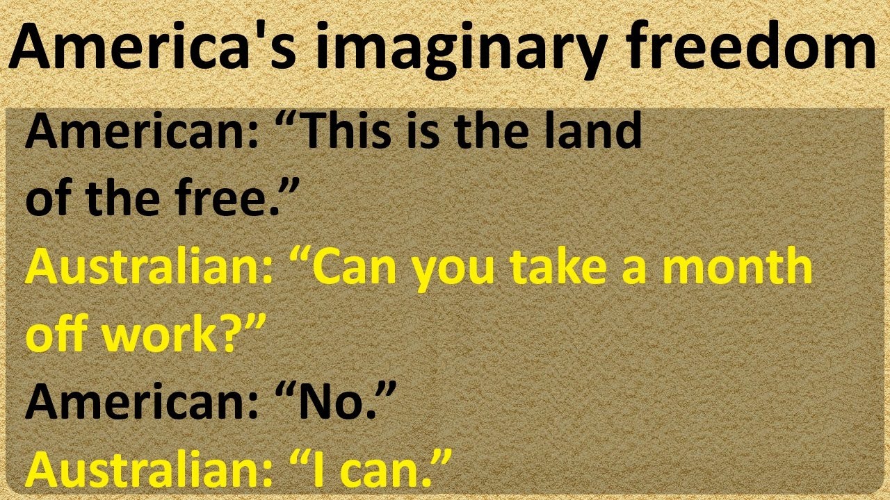When Australians Explain Freedom to Americans (It Gets Awkward)
