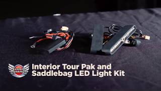 How To Install Interior Tour Pak & Saddlebag LED Light Kits from Custom Dynamics