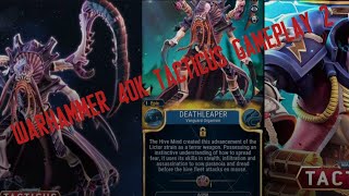 Warhammer tacticus part 2|(DEATHLEAPER mission and WINGED prime)